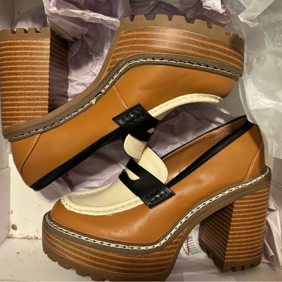 Madden Girl Loafer Heels - Picture 1 of 4